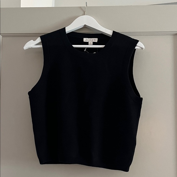J. Crew Sweaters - NWT J.Crew | Sleeveless sweater shell | Black | Size M